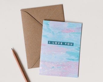 I Love You Card / Valentine's Card / Anniversary Card / Husband Card / Fun Love Card / Wife Card / Boyfriend Card / Girlfriend Card