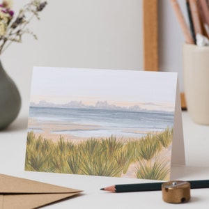 Illustrated Landscape Card - Formby Beach