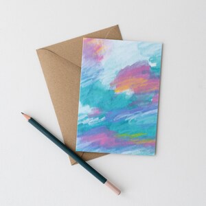 Abstract Blank Card Set Note Card Set Blank Card Set Just Because Card Wild Textures image 4