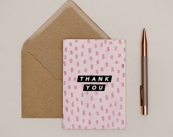 Thank You Cards Pack / Pattern Thank You Card / Thank You Cards Wedding / Thank You Cards Set / Thank You Cards Multipack / Thank You Baby