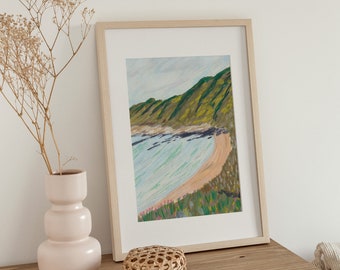 Scotland Print - Beach Wall Art - Ardwell Bay, Scotland Art