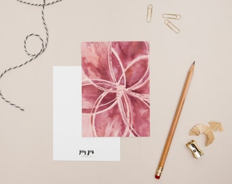 Floral Postcard / Flower Postcard / Botanical Postcard / Art Postcard Set / Postcard Pack / Abstract Postcard / Note Cards - CLEARANCE