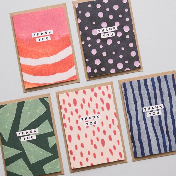 Fun Colourful Thank You Card MultiPack