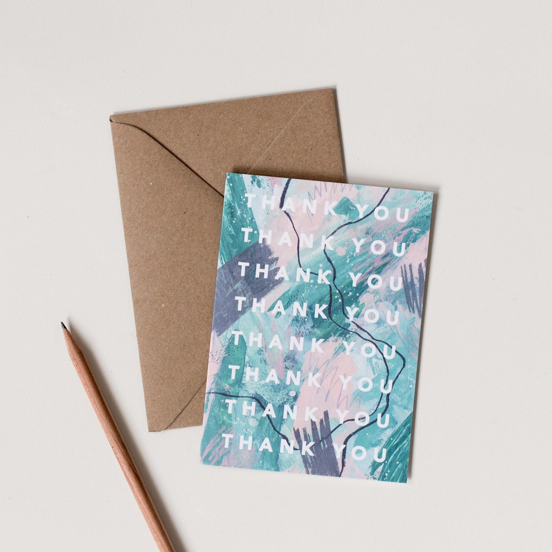 Thank You Card Pack / Thank You Cards Wedding / Thank You Cards Set ...