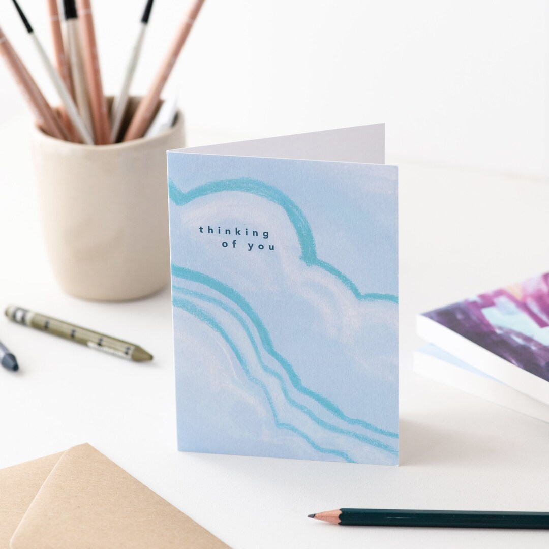 Thinking of You Card - Sympathy Card - Sending You Love Card - Etsy