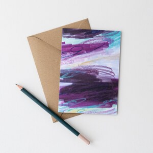Abstract Blank Card Set Note Card Set Blank Card Set Just Because Card Wild Textures image 6