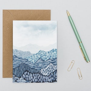 Mountain Card / Adventure Card / Blank Cards / Hello Card / Blank Card Set / Blank Card Pack / Note Card Set / Abstract Card / Note Cards
