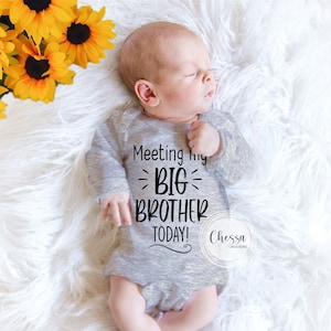 Baby Going Home Outfit, Boy, Girl, Meeting my Siblings, Brother, Sister, Bringing Home Baby Outfit, Gender Neutral, Girl