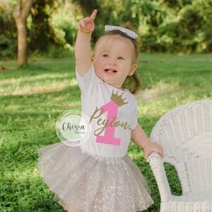 One year old girl birthday outfit Etsy Espana