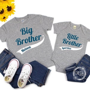 Big Brother Pregnancy Announcement Little Brother Shirt for New Baby, I&#39;m going to be a big sister or brother Baby Announcement, Ink Print