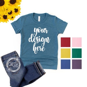 Soft Custom Kid Shirt Custom Baby Shirt Vintage Jersey Color Kids Toddler TShirt Baby Design Customize, Full Color Image Printing, Picture
