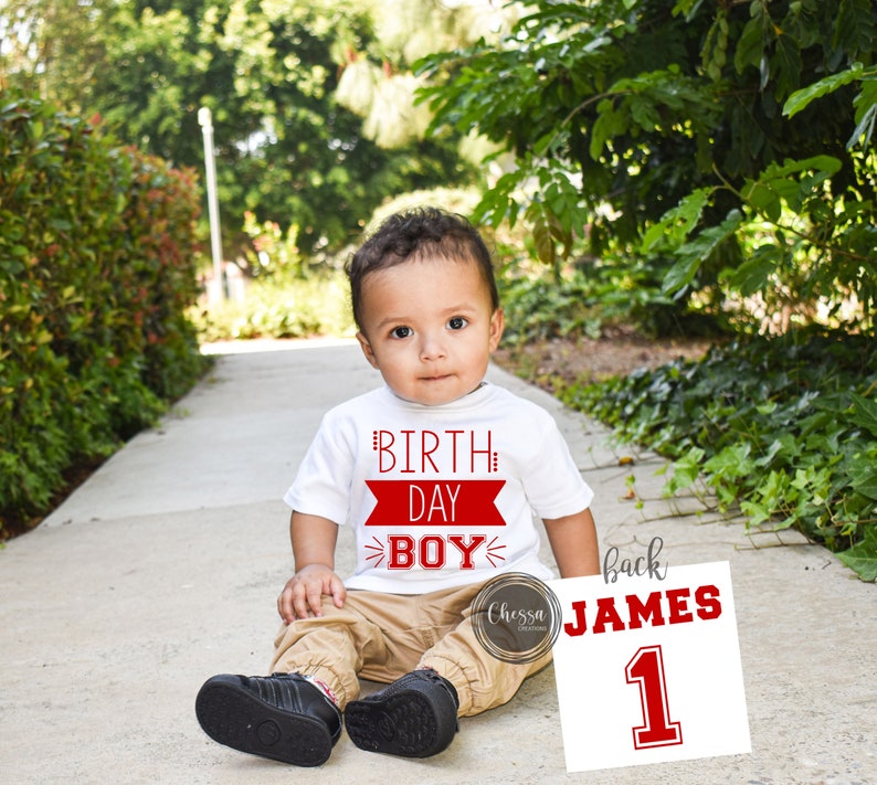 1st Birthday Boy One Year Old Boy Birthday Outfit, First Birthday, Royal Blue, Chessa Creations Original
