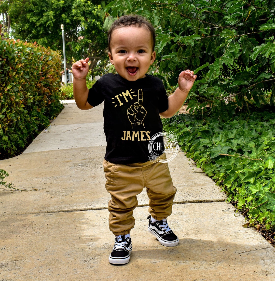 1st Birthday Boy Shirt, First Outfit One Year Old, Boys