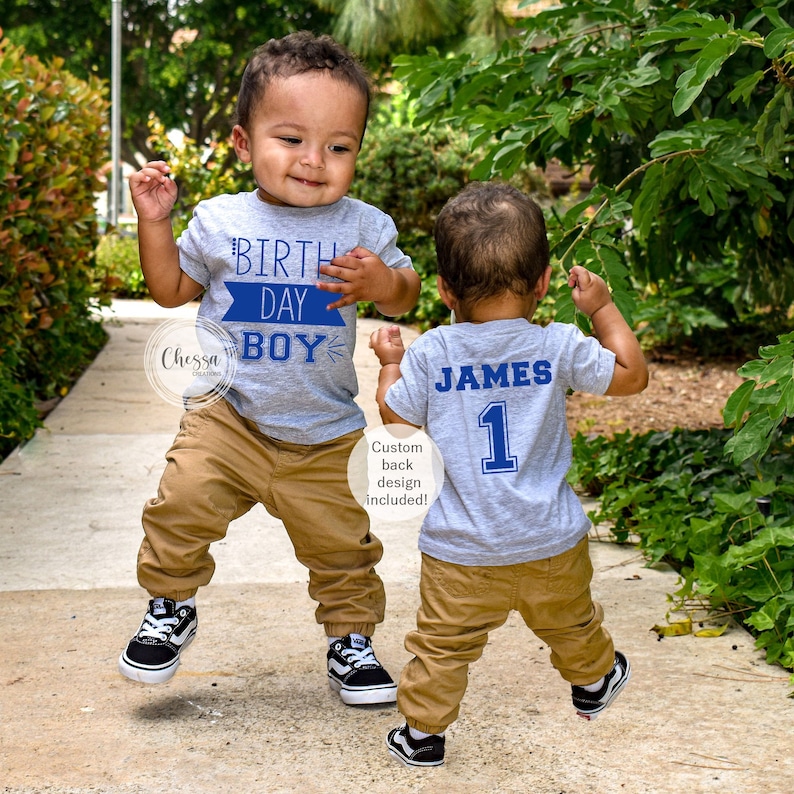 1st Birthday Boy One Year Old Boy Birthday Outfit, First Birthday, Royal Blue, Chessa Creations Original
