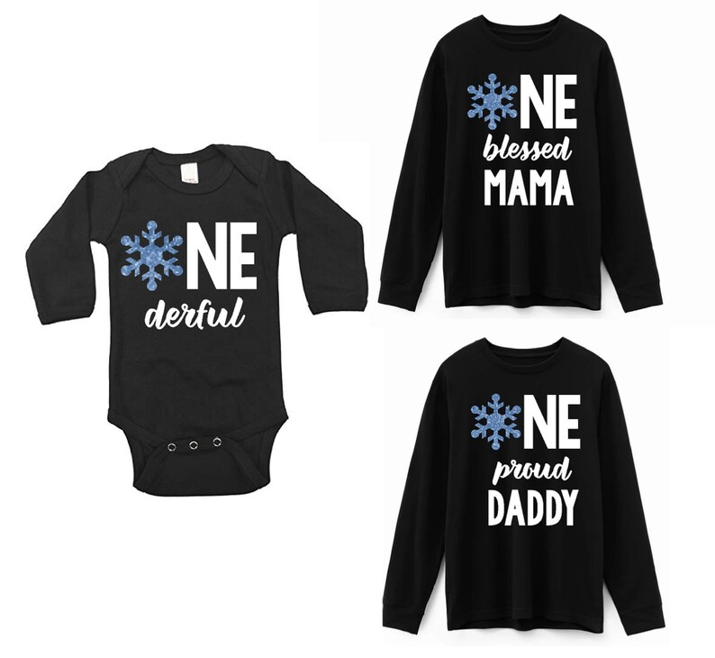 Winter Onederland Family Shirts for Girls 1st Birthday Shirts - Etsy