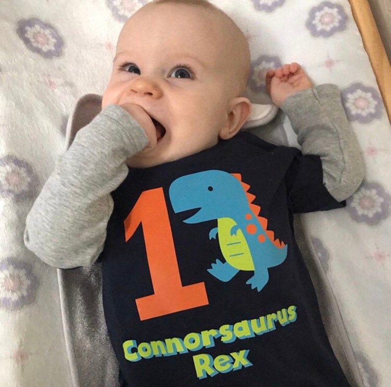 Dinosaur 1st Birthday Boy One Year Old Boy Birthday Party - Etsy