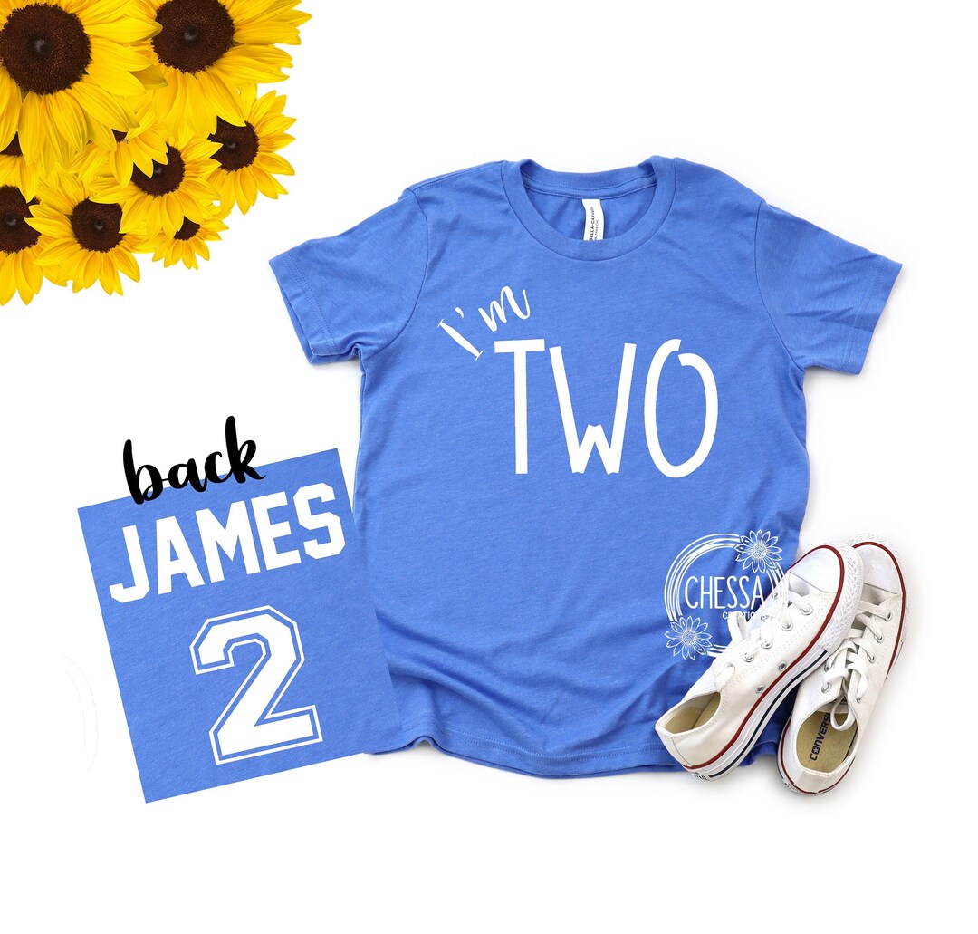 2nd Birthday Shirt Boy Two Year Old Boy Birthday Outfit Second 