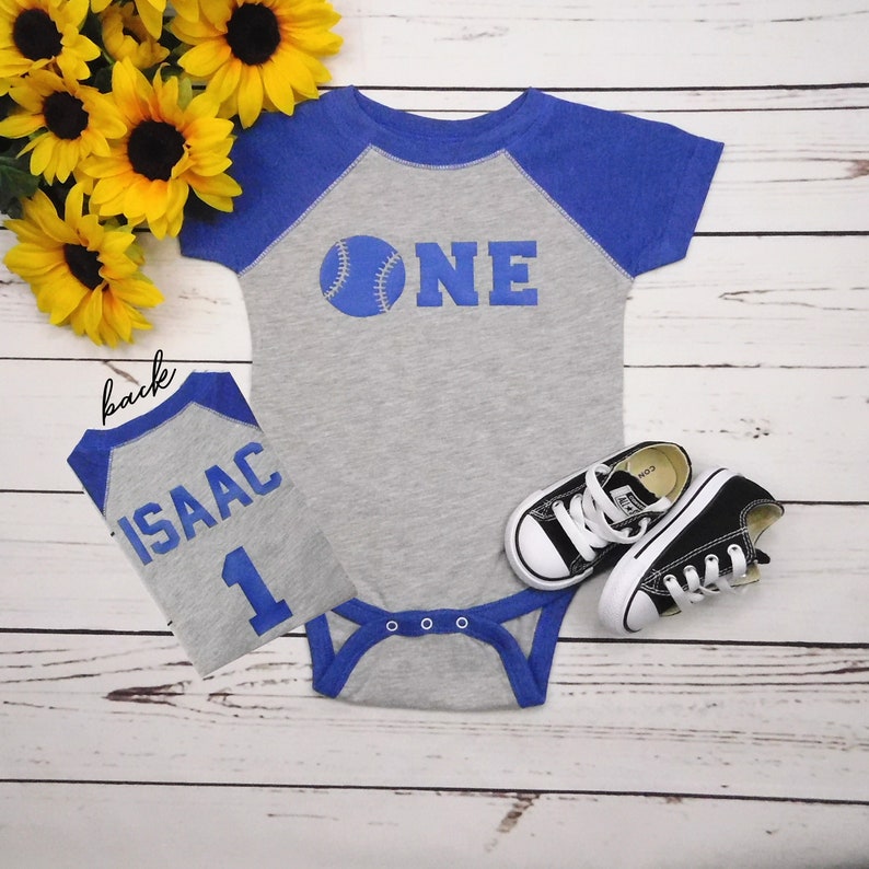1st Birthday Boy Outfit Baseball One Year Old Boy Birthday Outfit 1st Baseball Birthday First