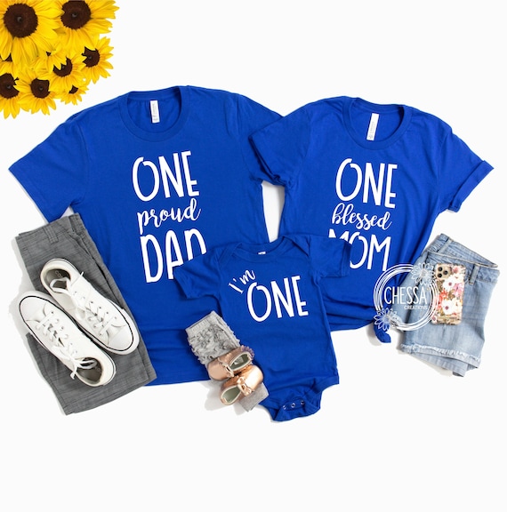 1st Birthday Boy Outfit Family Shirts 