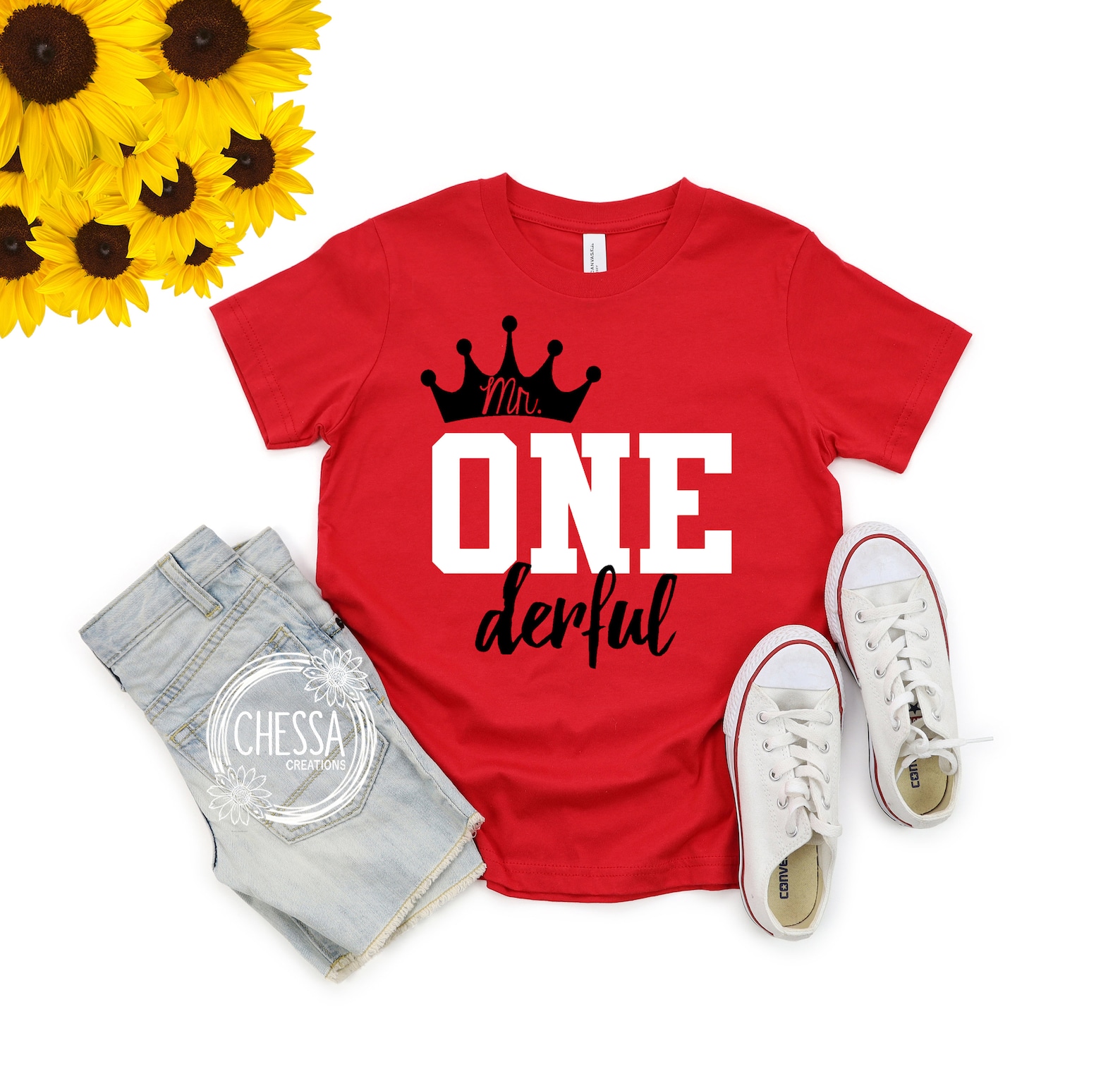1st Birthday Boy Shirt Mr Onederful First Outfit One Year Etsy