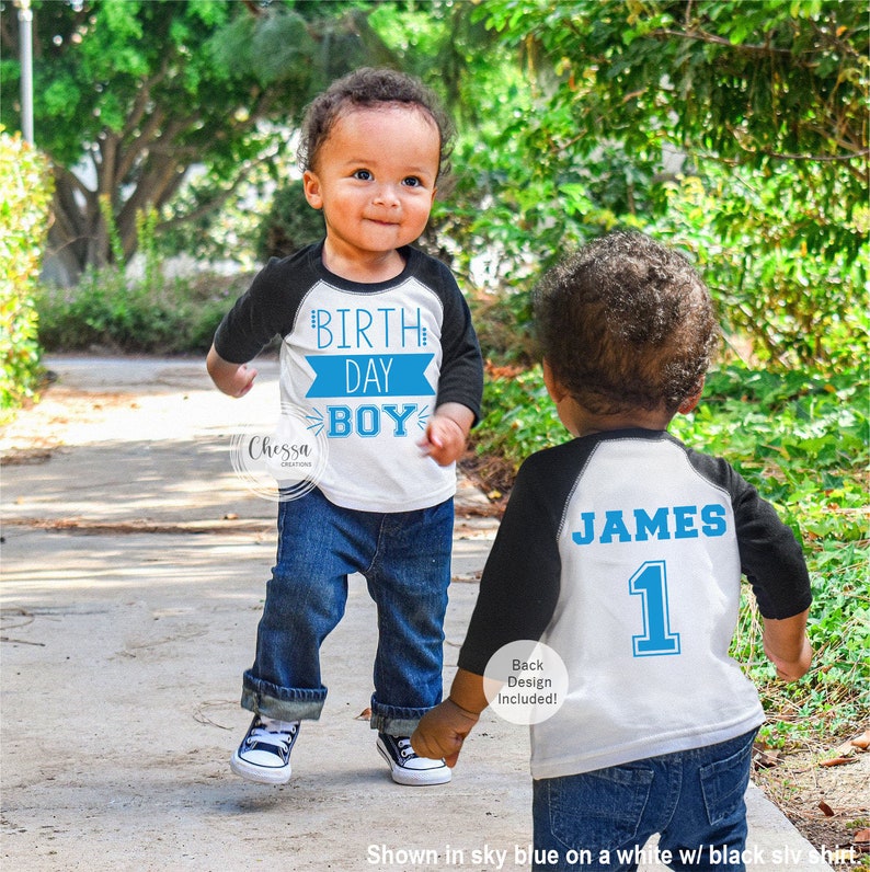 1st Birthday Boy One Year Old Boy Birthday Outfit, First Birthday, Royal Blue, Chessa Creations Original