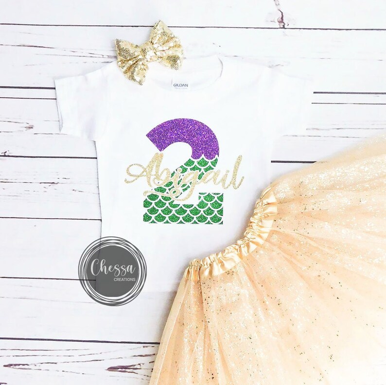 mermaid birthday outfit for 6 year old