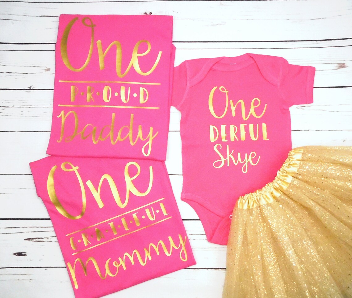 first birthday shirts for parents