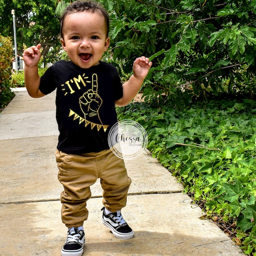 1st Birthday Boy Outfit ANY AGE One Year Old Shirt With - Etsy