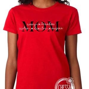 Custom Kids Shirt, Toddler T Shirt, Baby Bodysuit, Youth, Adult T-Shirt, ALL SIZES AVAILABLE!, Red, Orange, Blue, Gree, Full Color Image