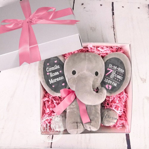 Gift for Baby Girl & New Mom Pink Gift Box for Baby Shower Etsy