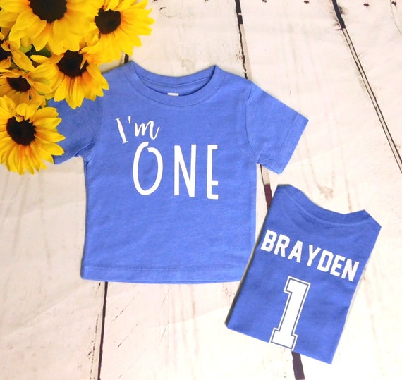 1st Birthday Boy Outfit ANY AGE, Column Blue, More Colors!