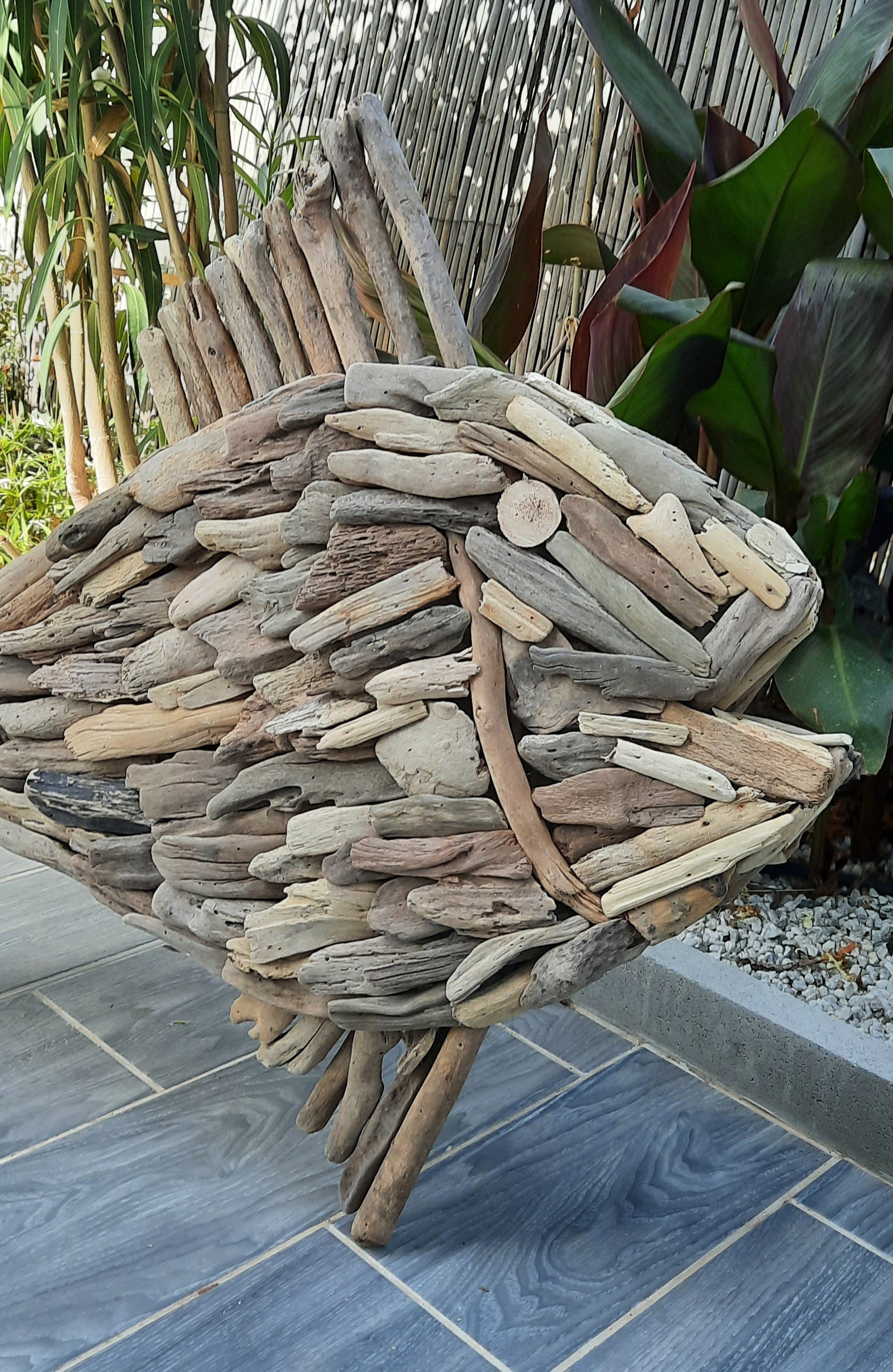 Very Large Scale Fish Design Nautical Decoration: Enormous Driftwood Fish (large Model) - Etsy