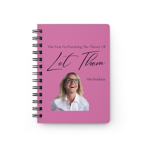 Let Theory Mel Robbins Notizbuch / Spiralbindung