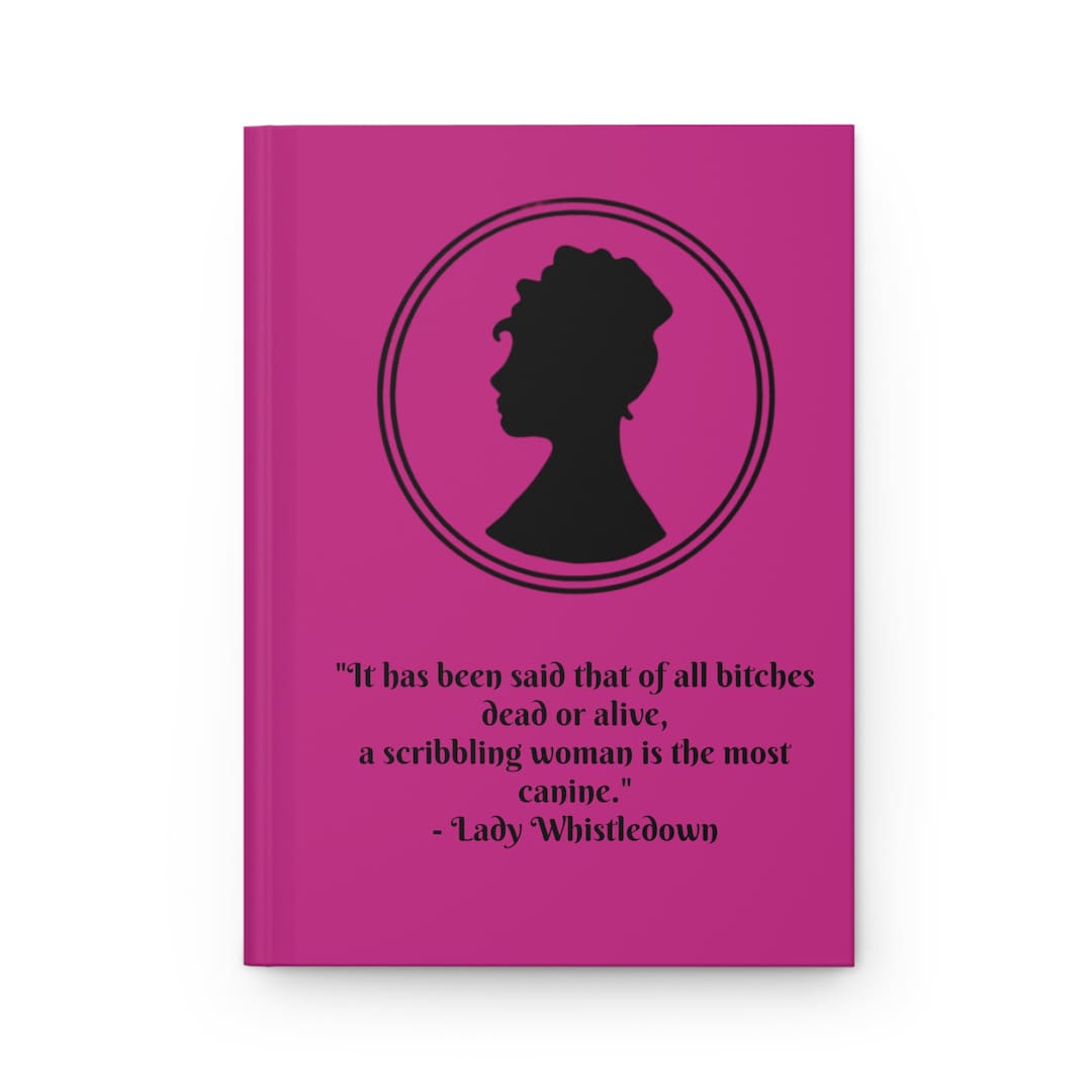 Lady Whistledown Bridgerton A Scribbling Woman Hardcover Journal Matte