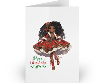 Christmas Nutcracker Encouragement Greeting Cards (1 or 10-pcs)