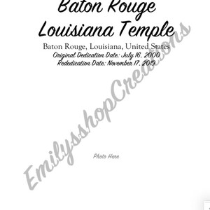 Baton Rouge Louisiana Temple