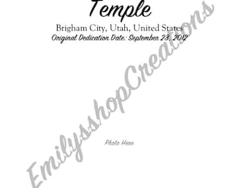 Brigham City Utah Temple
