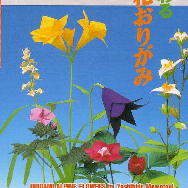 Patterns / PDF /Instant Download Origami  Alpine Flowers Yoshihide Momotani