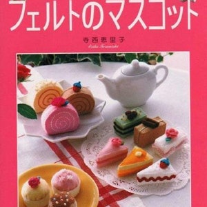 Sweet Japanese Food Felt Toy Sewing eBook Patterns / PDF /Instant Download