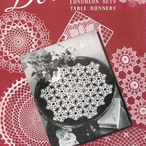 Patterns / PDF /Instant Download The Doilies-Lunch-Sets and Tablecloth Crochet