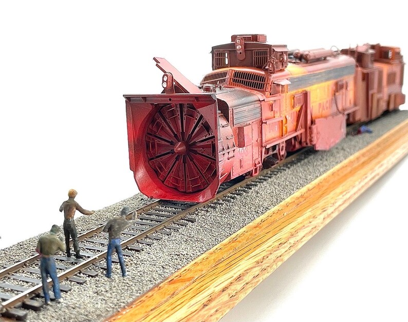 Diesel HO Scale Zombie Apocalypse PLOW Train Etsy