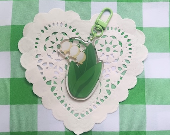 Lily Of The Valley keychain