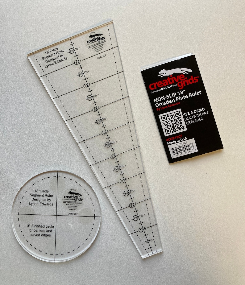 Wedged Ruler 18 Degree Dresden Wedge Ruler - Etsy