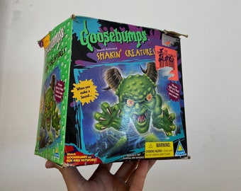 Vintage 1990s 90s goosebumps shakin creature scary light up sound toy Rare