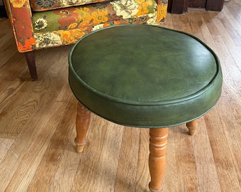 Vintage 1970s 70s footstool