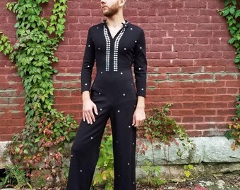 bell bottom overalls mens