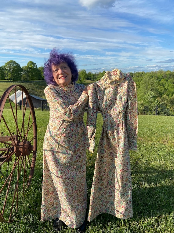 Vintage 1960s 1970s gunne sax style handmade prairie … - Gem