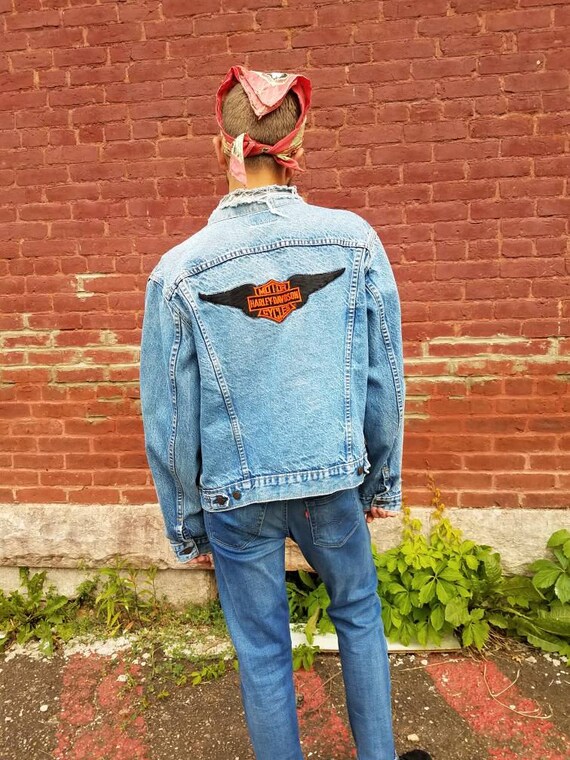 mickey mouse faux fur denim jacket for men by levi's