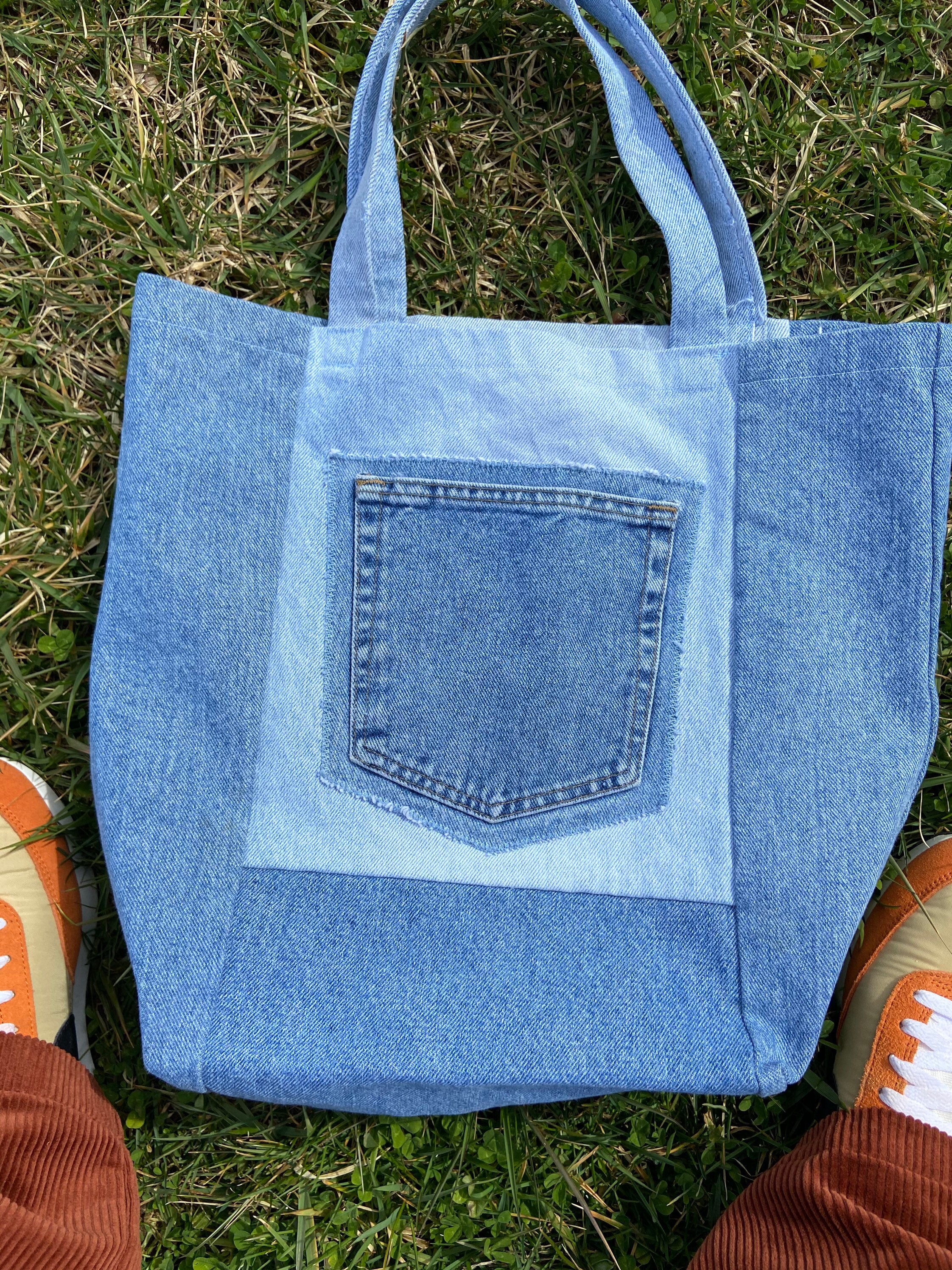 Vintage 1990s 90s Reworked Mom Jeans Washed Denim Large