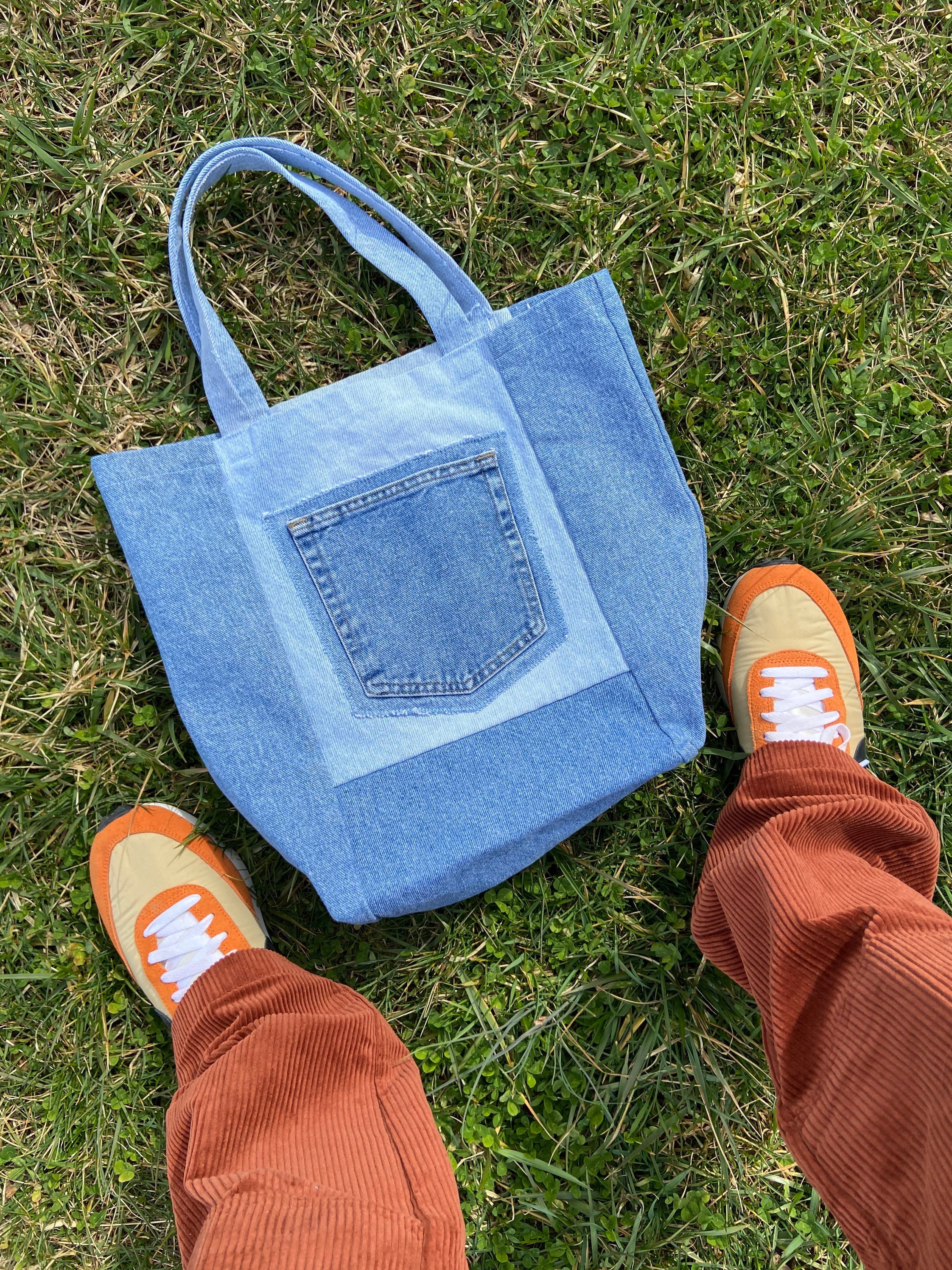 Vintage 1990s 90s Reworked Mom Jeans Washed Denim Large
